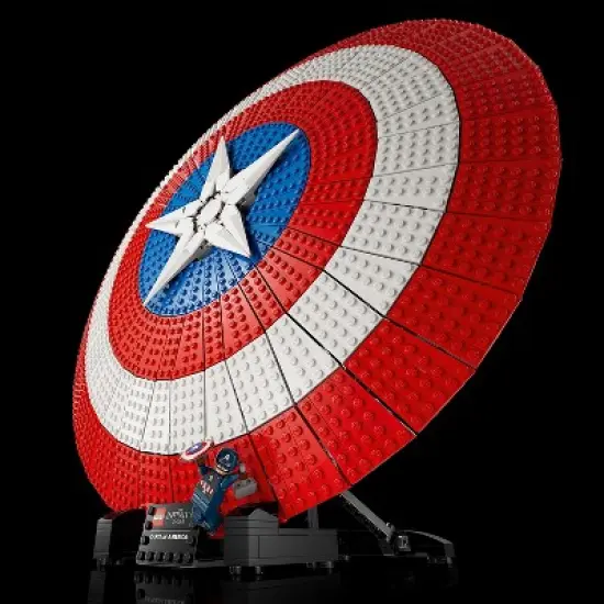 LEGO Marvel Captain America&rsquo;s Shield Building Model Kit 76262 image {5}