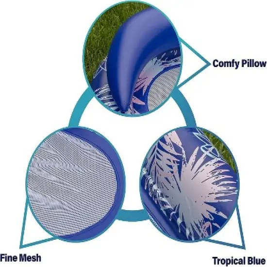 Galvanox Adult Pool Water Loung Floatie Lounger With Headrest - Great For Tanning Relaxing by A Pool, Lake and More! image {4}