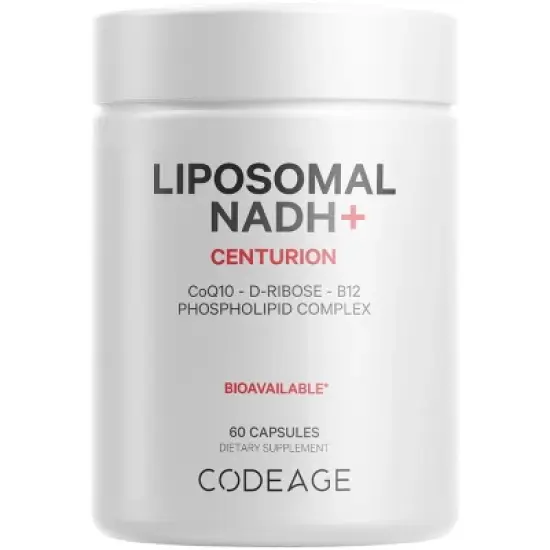 Codeage Liposomal NADH+, CoQ10, Vitamin B12, D-Ribose, 60 ct image {16}