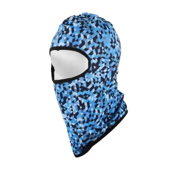 Unique Bargains Ice Silk Geometric Balaclava Face Mask 1 Pc image {6}