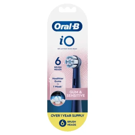 Oral-B iO Gum and Sensitive Refills - Black - 6ct image {9}