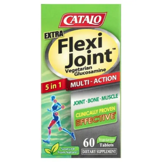 CATALO Extra Flexi Joint&trade; Vegetarian Glucosamine, 60 Vegetarian Tablets image {4}