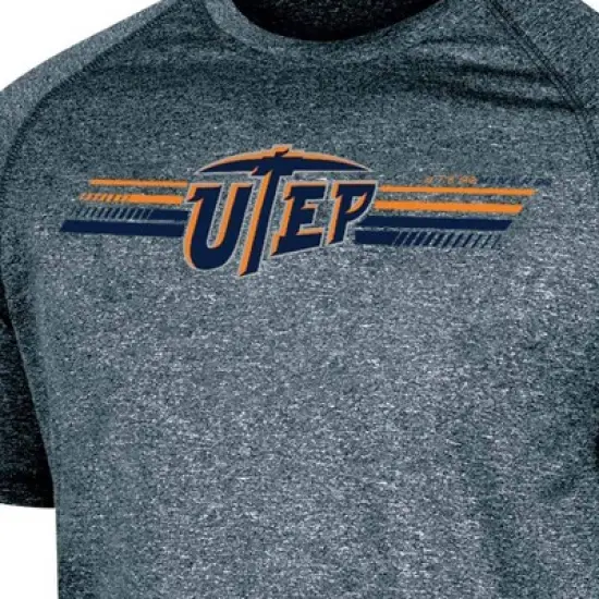 NCAA UTEP Miners Men's Gray Poly T-Shirt image {2}