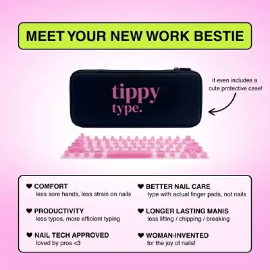 tippy type Keyboard Cover Compatible with Mac image {2}