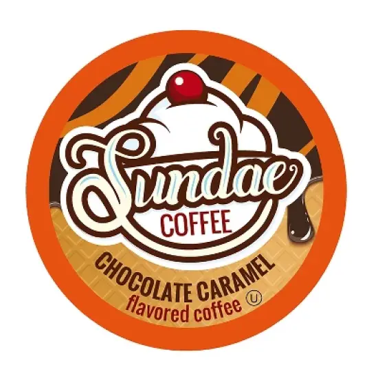 Sundae Ice Cream Flavored Coffee Pods, for 2.0 Keurig,Chocolate Caramel,48 Count image {11}