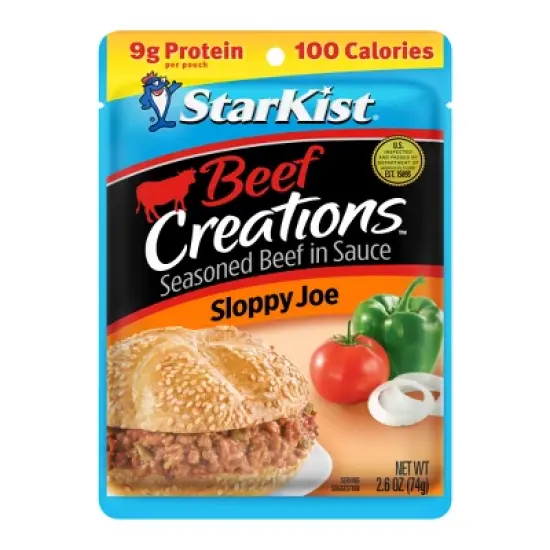Starkist Beef Creations Sloppy Joe - 2.6oz image {8}