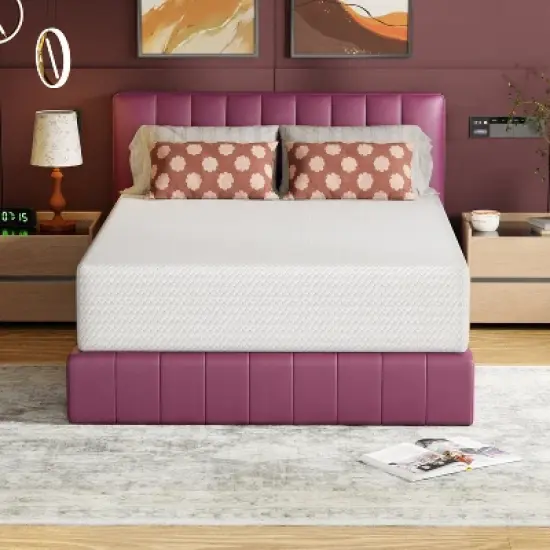 BestMassage 12 Inch Mattress Gel Memory Foam Mattress Medium Firmness Mattresses for Cool Sleep & Pressure Relief CertiPUR-US Certified image {11}