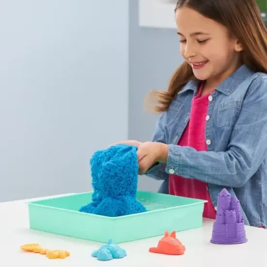 Kinetic Sand Sandbox Set Blue image {1}