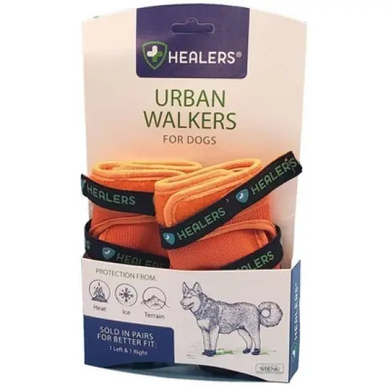 Healers Urban Walker Dog Boots - Orange image {2}