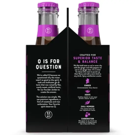 Q Mixers Ginger Beer - Case of 4/6/6.7 fz image {3}