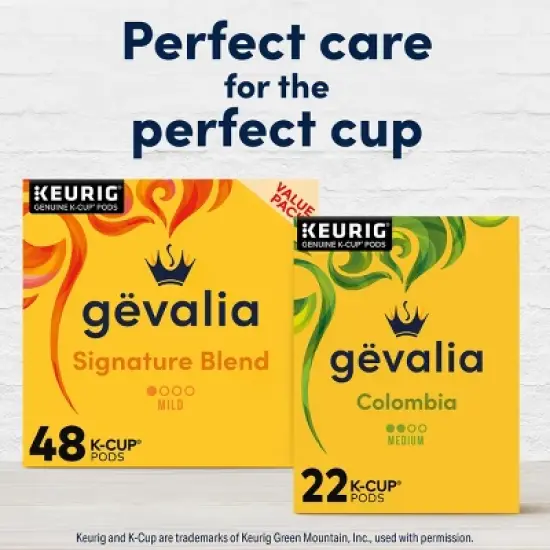 Gevalia Columbia Blend Medium Roast Keurig K-Cup Coffee Pods - 22ct image {7}
