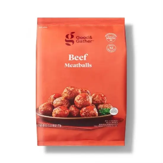 Beef Meatballs - Frozen - 26oz - Good & Gather&trade; image {4}