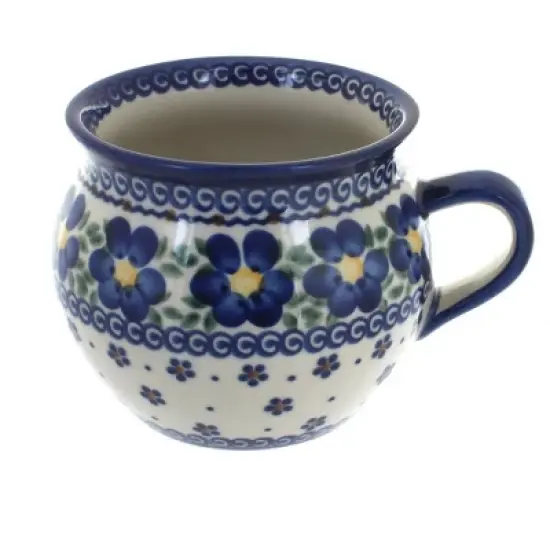 Blue Rose Polish Pottery 56 Vena Bubble Soup Mug image {14}