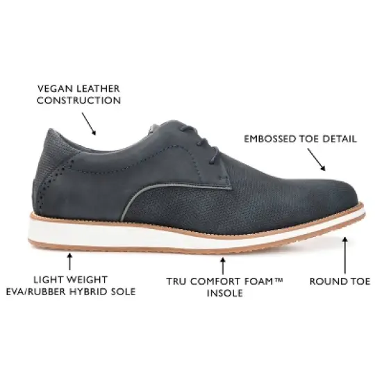 Vance Co. Blaine Embossed Casual Dress Shoe image {7}