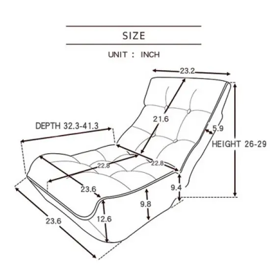 Single sofa reclining chair Japanese chair lazy sofa tatami balcony reclining chair leisure sofa adjustable chair image {5}