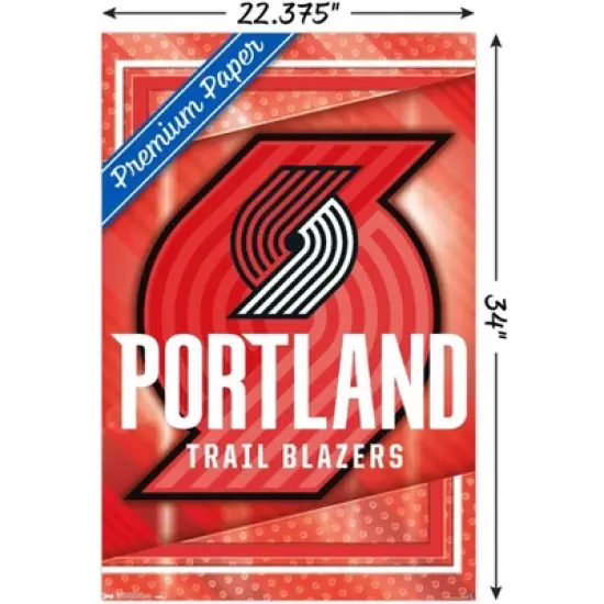 Trends International NBA Portland Trail Blazers - Logo 17 Unframed Wall Poster Prints image {2}