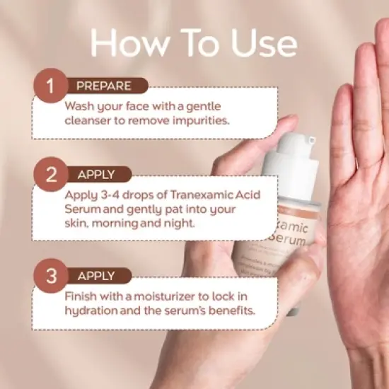 Tree To Tub Tranexamic Acid Serum  Hydrating Serum for Dark Spots & Uneven Skin Tone with Alpha-Arbutin & Hyaluronic Acid for All Skin Types image {6}