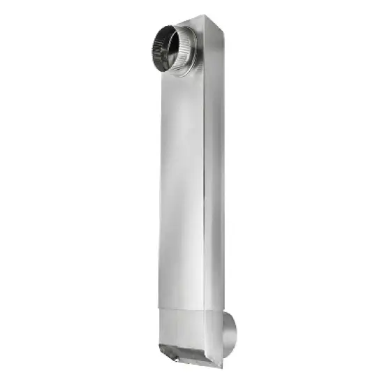 Lambro&reg; Periscope 90&deg; Rectangular Aluminum Dryer Duct image {1}