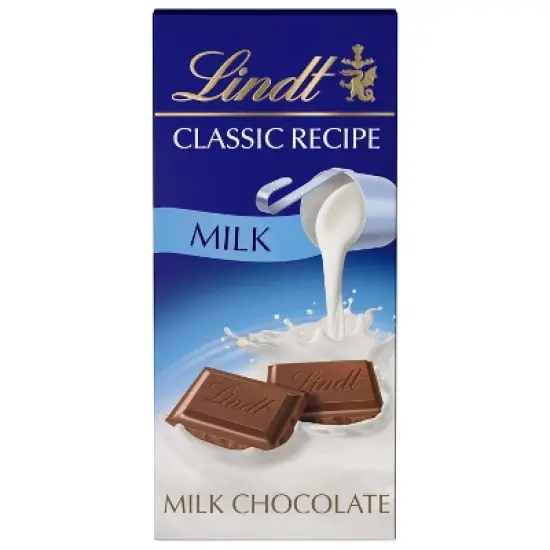 Lindt Classic Recipe Milk Chocolate Candy Bar - 4.4 oz. image {8}