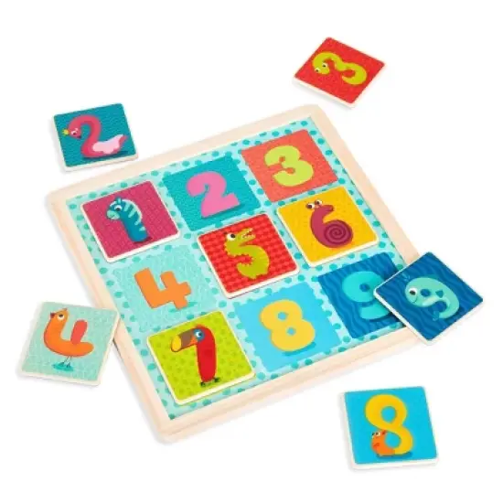 B. toys - Educational Puzzle Set - Puzzle Pals image {2}