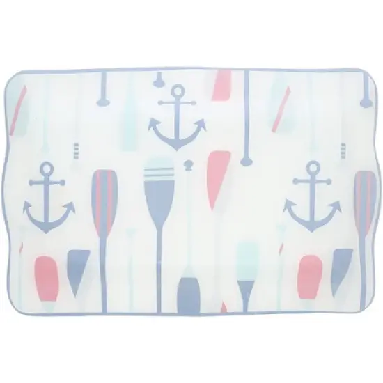 Pavilion Gift Company - Lake - 16.75" x 11" Glass Serving Tray - Serving Trays image {8}