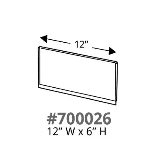 Azar Displays Four-Tier Shelf Counter Step Display, 12" wide image {6}