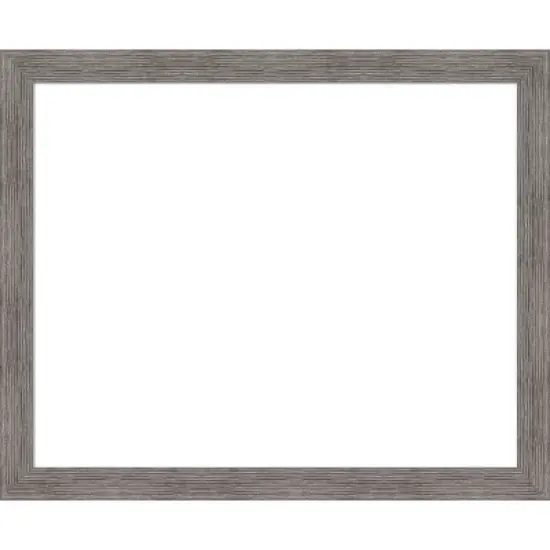 Amanti Art Pinstripe Plank Grey Narrow Framed Dry Erase Magnetic Board image {14}