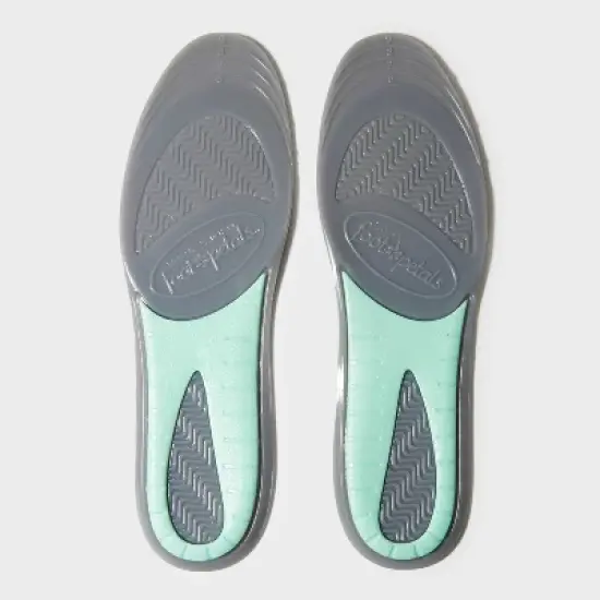 Fab Feet Women's by Foot Petals Everyday Gel Insole Cushions Black Trim To Fit - Size (6-10): Urethane Material image {2}