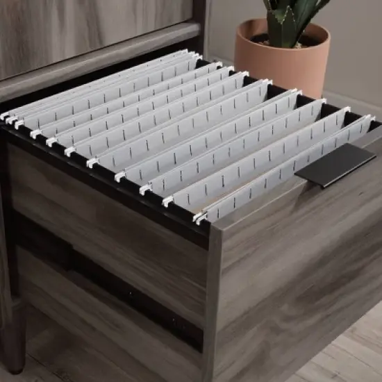 Clifford Place Storage Cabinet with File Drawer Jet Acacia - Sauder image {3}