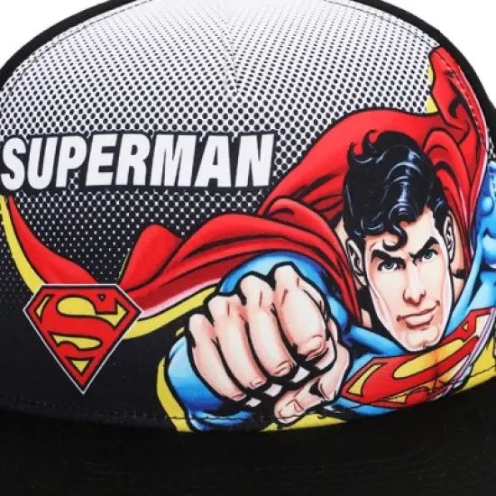 Superman Youth Adjustable Snapback Cap image {5}