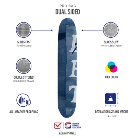 1776 Synergy Pro Blue Cornhole Bags (Set of 4) image {2}