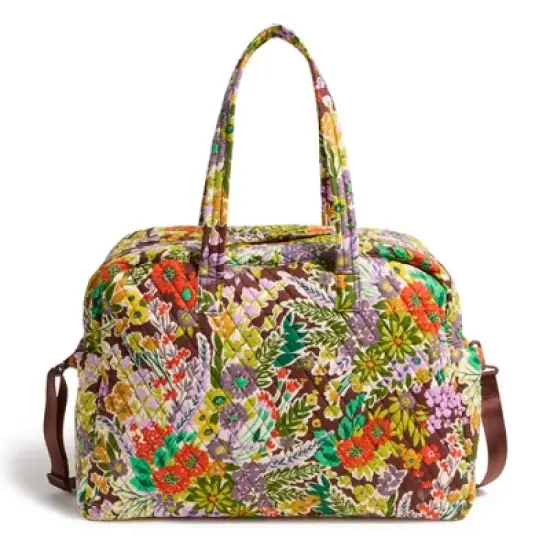 Vera Bradley Women's Outlet Cotton Large Weekender Travel Bag image {6}