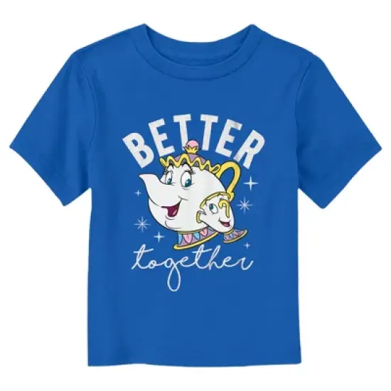 Toddler's Beauty and the Beast Mrs Potts and Chip Better Together T-Shirt image {2}
