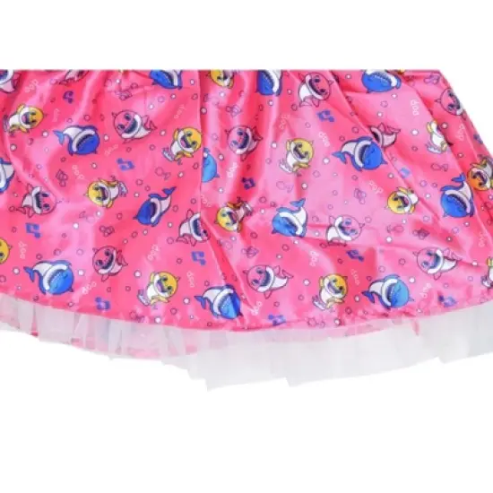 Pinkfong Daddy Shark Mommy Shark Baby Shark Girls Costume Short Sleeve Dress Newborn to Infant image {6}