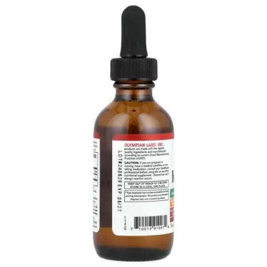 Olympian Labs Melatonin, Alcohol Free, Grape, 1 mg, 2 oz (60 ml) image {2}