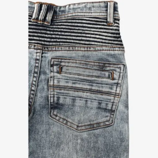 X RAY Little Boy's Stretch Moto Jeans image {3}