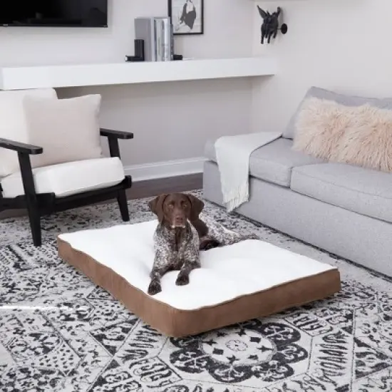 Kensington Garden Daisy Deluxe Sherpa Supportive Dog Bed image {2}