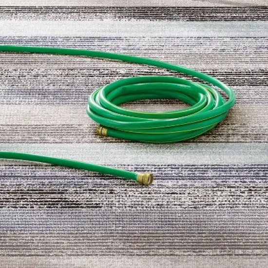 7'9" x 10'2" New York Patio Sofia Estelle Indoor/Outdoor Rug Gray/Blue - Nicole Miller image {3}