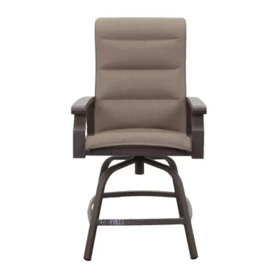 Courtyard Casual Madison 7 pc Balcony Set  Includes:  One Balcony Table and Six Swivel Balcony Bar Stools image {4}