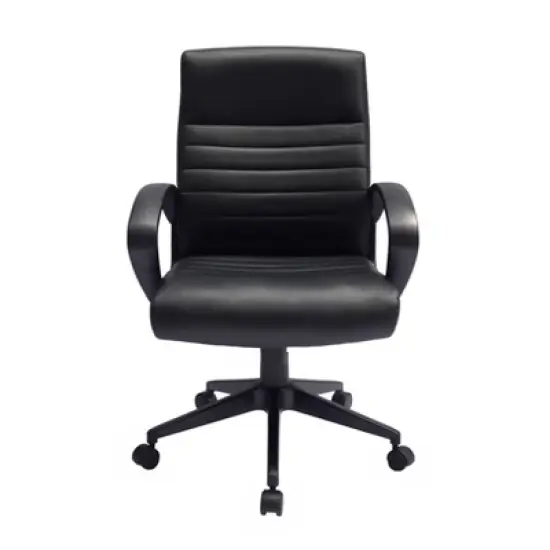 Ribbed Back Task Chair Black - Boss Office Products image {1}