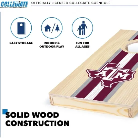 NCAA Michigan Wolverines 1'x2' Wood Cornhole Set image {2}