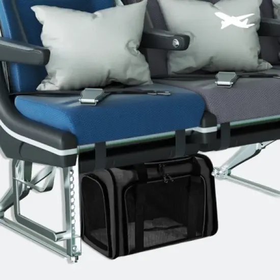 Unique Bargains Puppy Carrier for Medium Small Cats Dogs 1 Pc image {5}