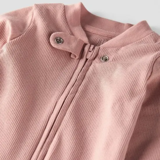 little Planet By Carter's Baby Rose Rib Sleep N' Play - Pink image {1}