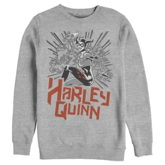 Men's Batman Harley Quinn Retro Explosion Sweatshirt image {2}