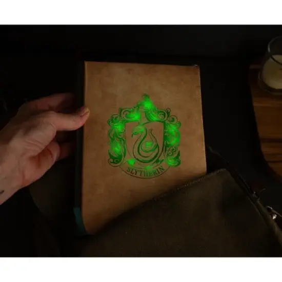SD Toys Harry Potter House Slytherin Light-Up Hardcover Notebook image {8}