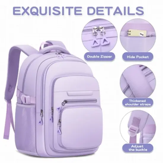 Kids Backpack for Girls School Backpack with Lunch Box 3Pcs Set Pencil Case Bookbag Cute Elementary Students Daypacks image {3}