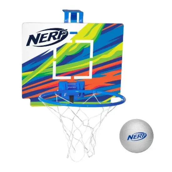 NERF NERF NERFOOP Mini OTD Hoop Over the door Basketball Hoops image {6}