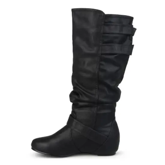 Journee Collection Womens Tiffany Hidden Wedge Mid Calf Boots image {1}