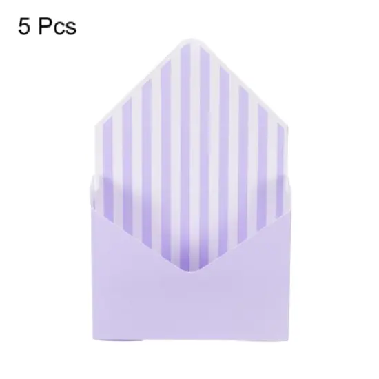 Unique Bargains Florist Bouquet Packaging Box Pack Envelope Paper Flower Gift Bag 5 Pcs image {2}