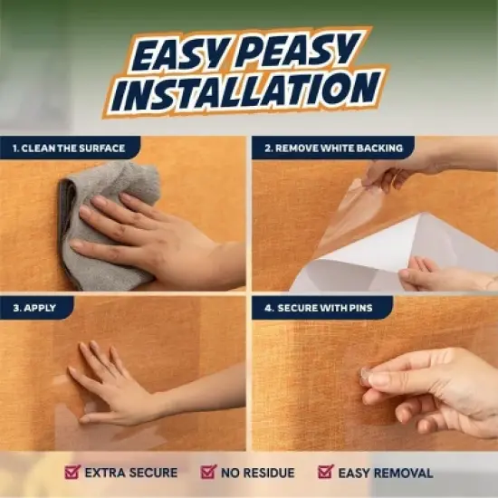 Panther Armor Cat Couch Protector, Anti Scratch Clear Sofa Cat Tape Cover - Variety of Packs, Sizes image {2}